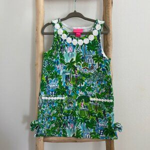Lilly Pulitzer Green and Blue Kids Dress
